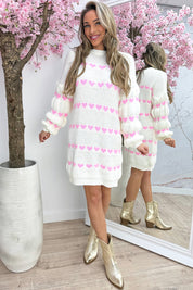 Made with love dress - Wit