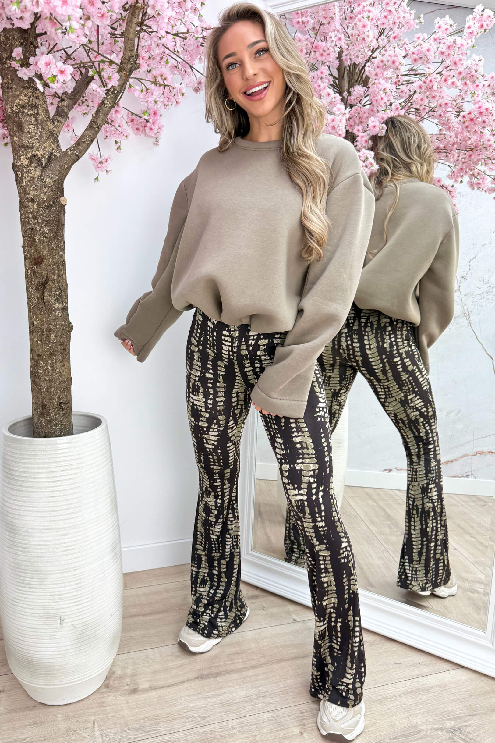 Oversized sweater - Taupe