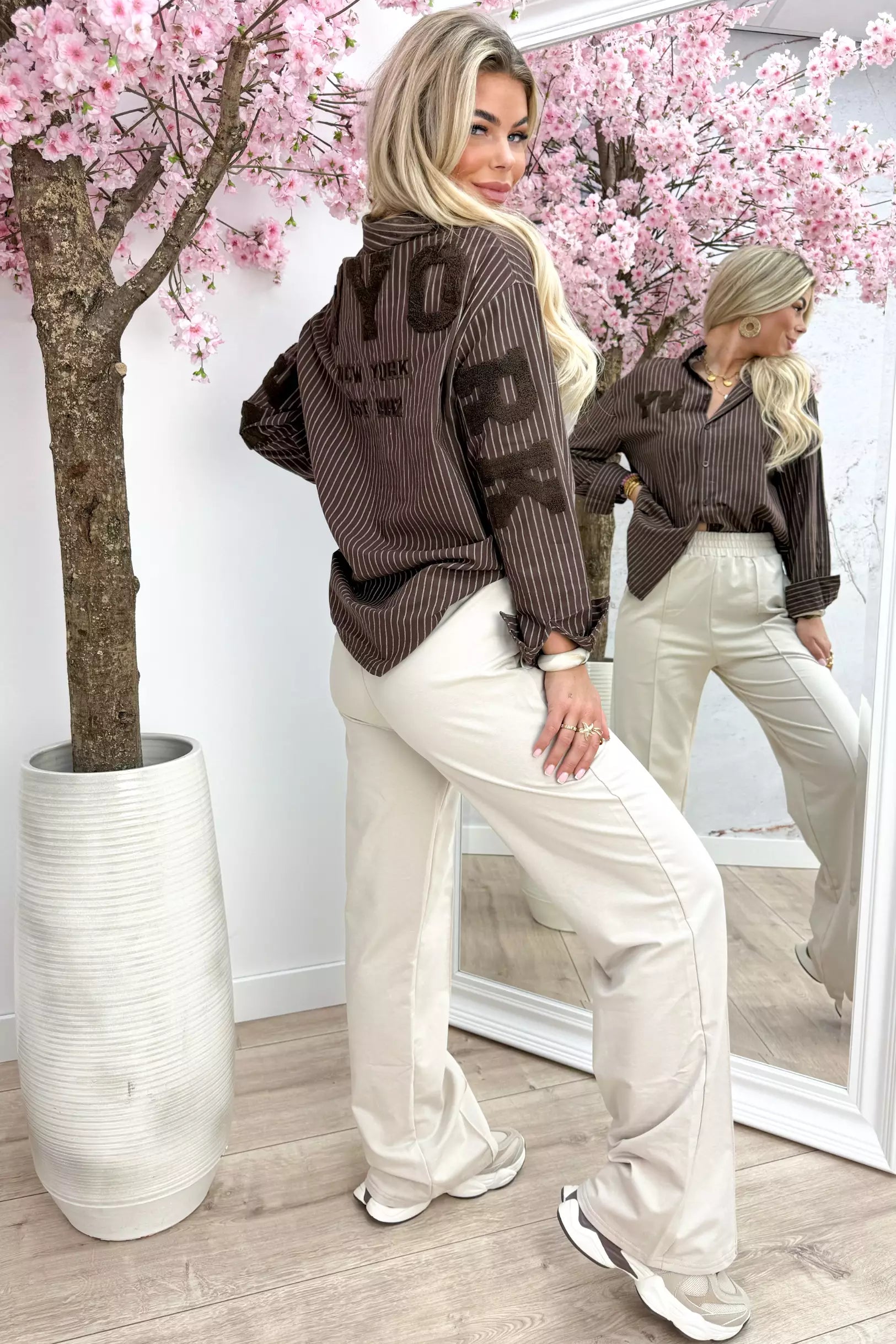 Made for you basic comfy pants - Beige