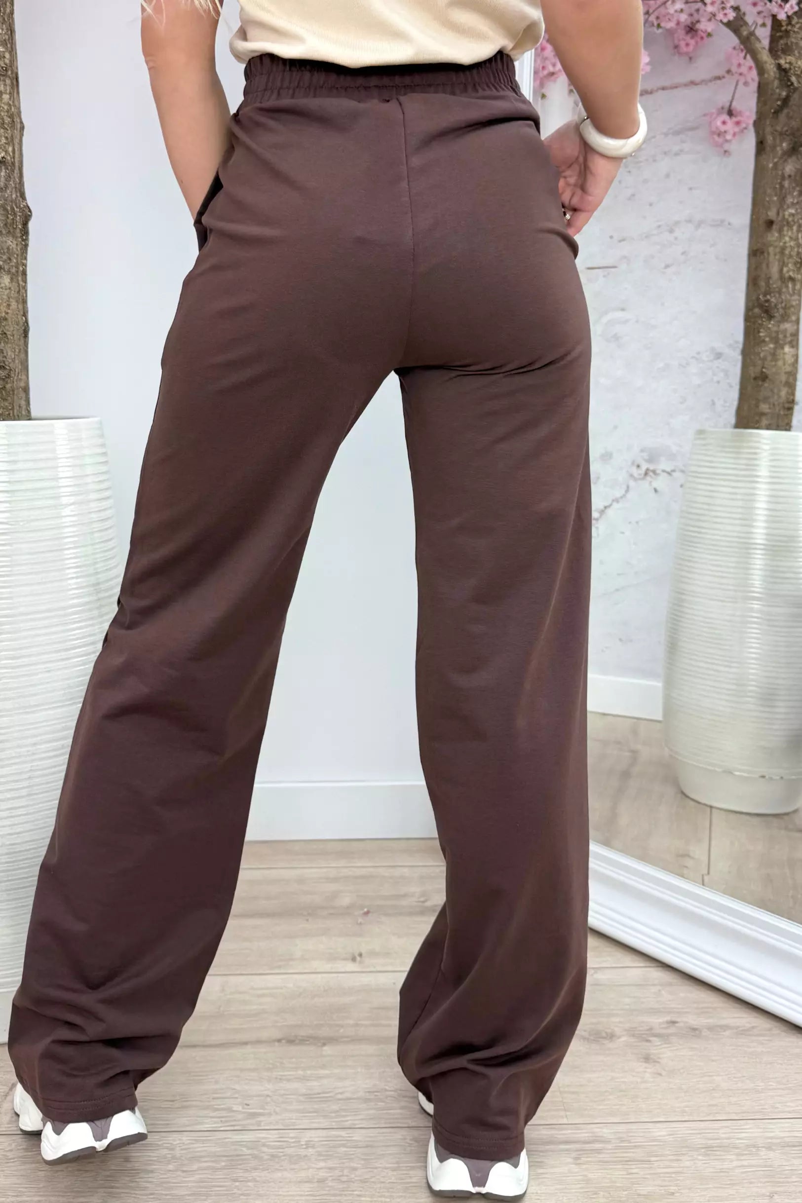 Made for you basic comfy pants - Bruin