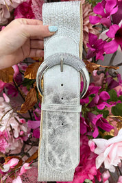 Finishing touch riem - Zilver