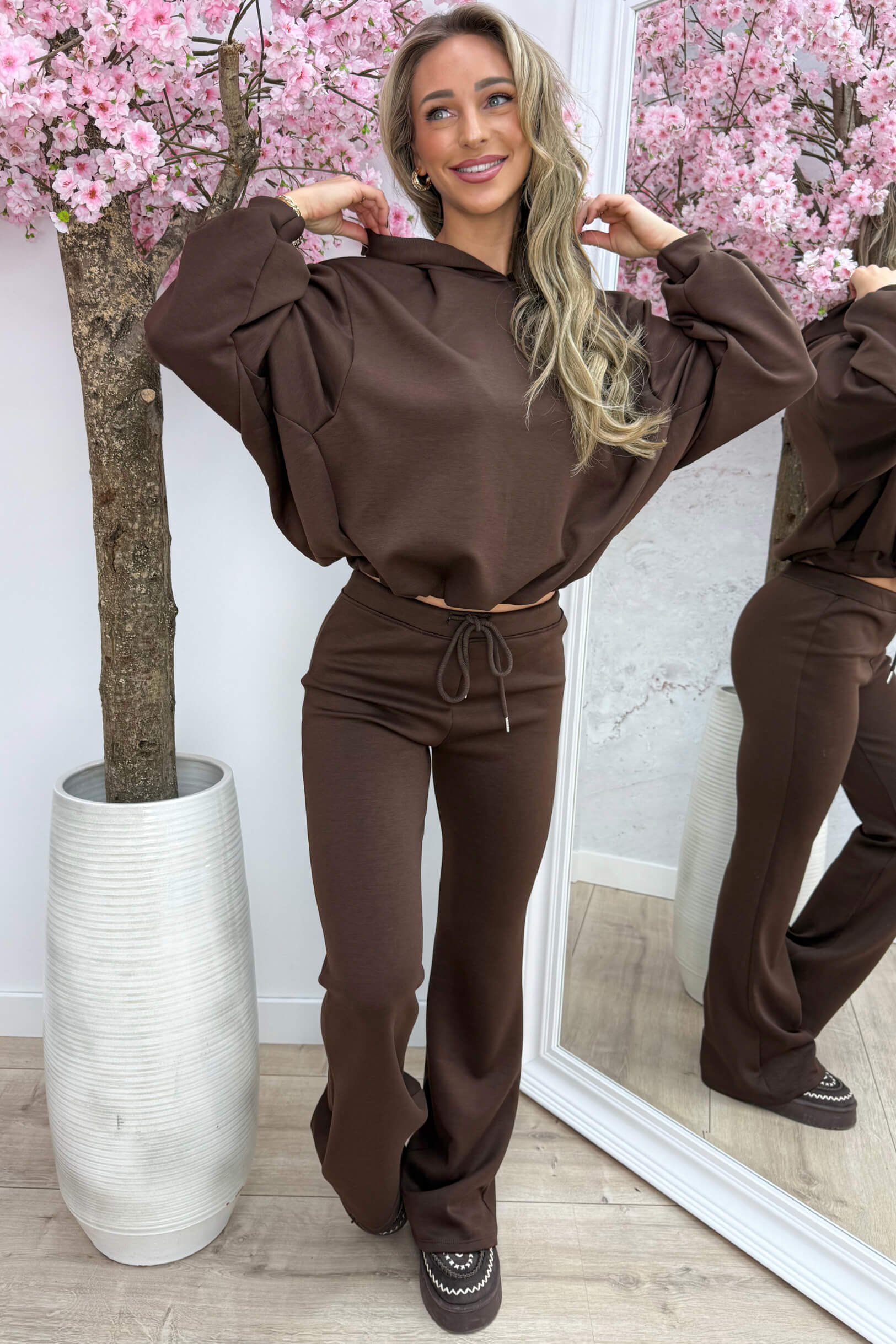 Chill mode comfy co-ord - Bruin