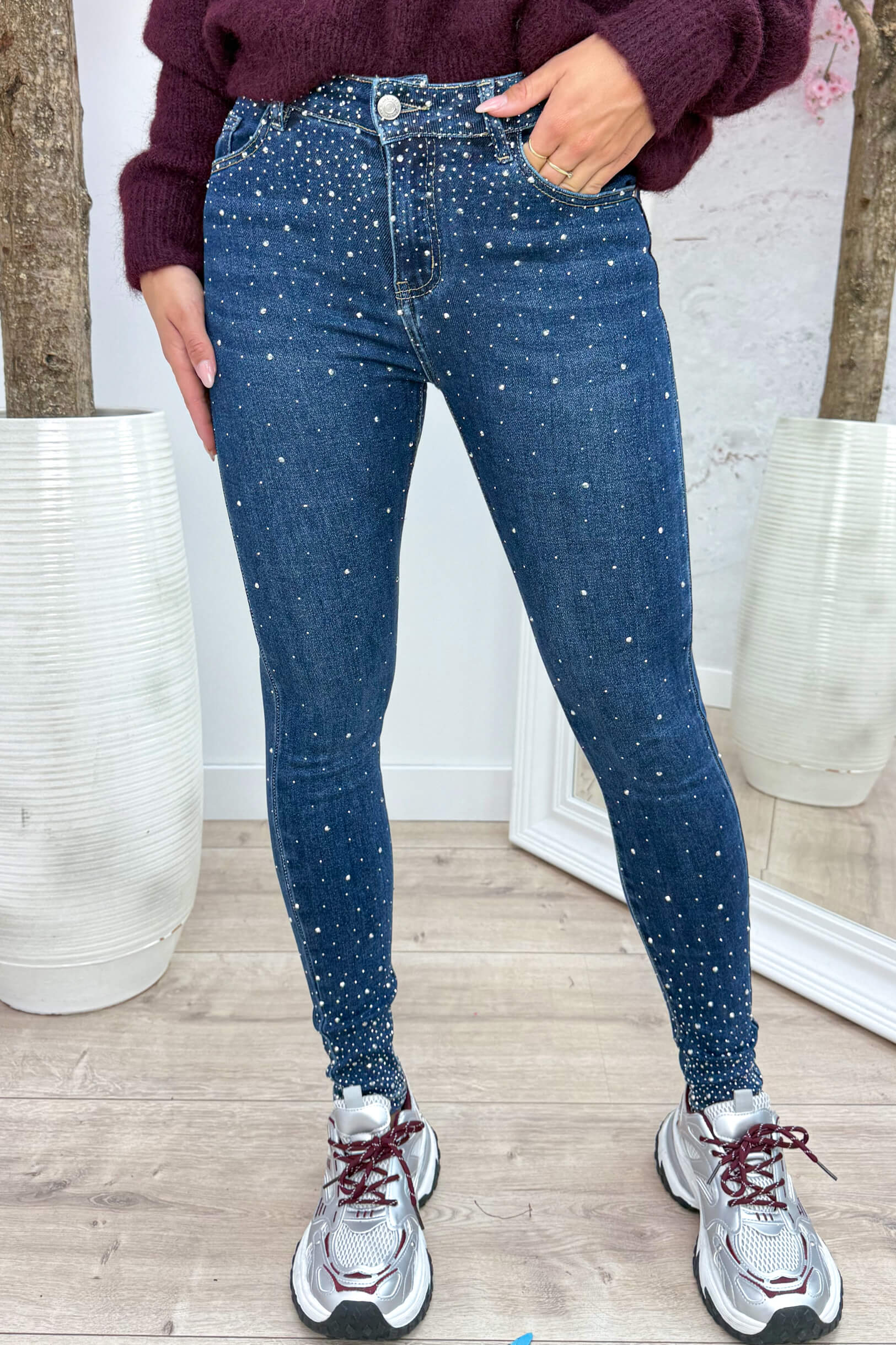 Diamond slim jeans H931-1 - Jeans blue