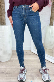 Diamond slim jeans H931-1 - Jeans blue