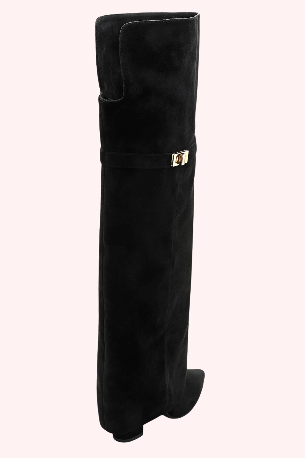 Suede high heels - Zwart