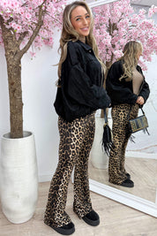 Autumn feelings suede look bomber - Zwart