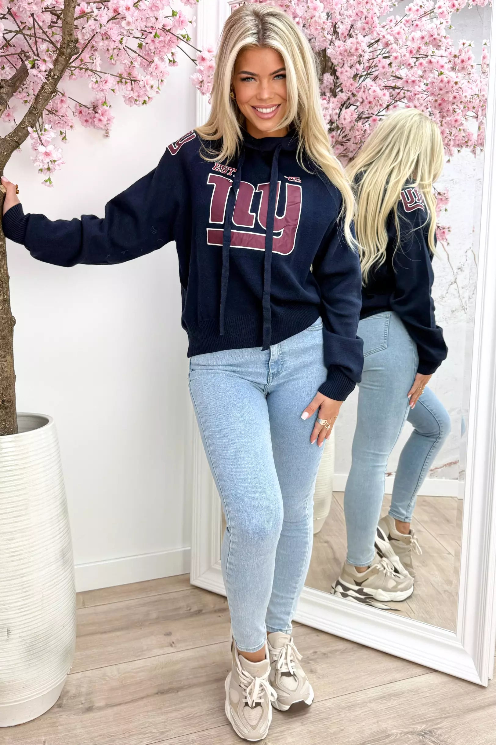 Ny Hoodie - Navy