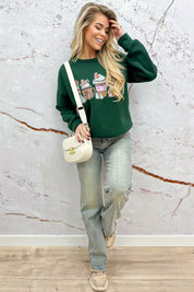 Christmas candy sweater - Groen