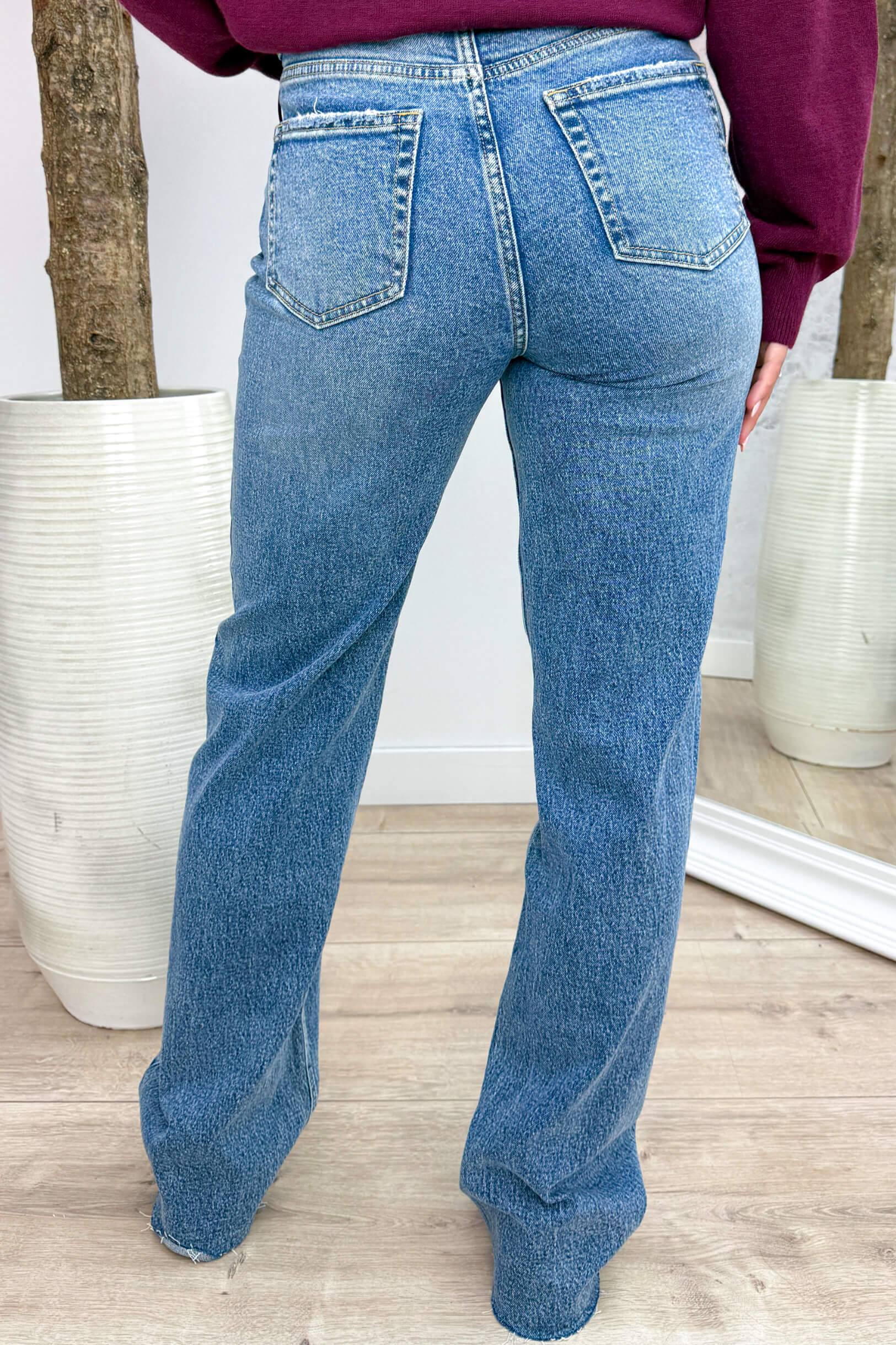 The one wide leg jeans (Queen Hearts) - Jeans blue
