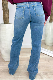 The one wide leg jeans (Queen Hearts) - Jeans blue