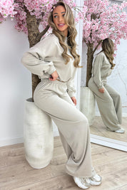 Chill moments comfy co-ord - Beige