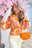 Vacation mood cropped top - Orange