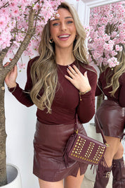 Basic topje - Bordeaux