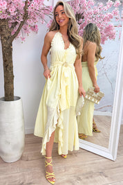 Honolulu maxi dress - Geel