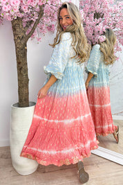 Havana beach dress - Sky blue