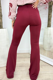 Travel flair pants - Bordeaux