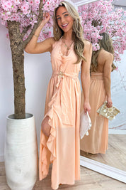 Honolulu maxi dress - Lt. oranje
