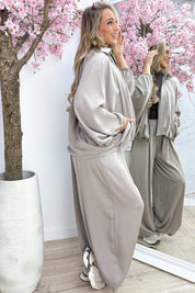 Balloon co-ord - Lt. taupe