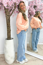 Simply iconic sweater - Koraal