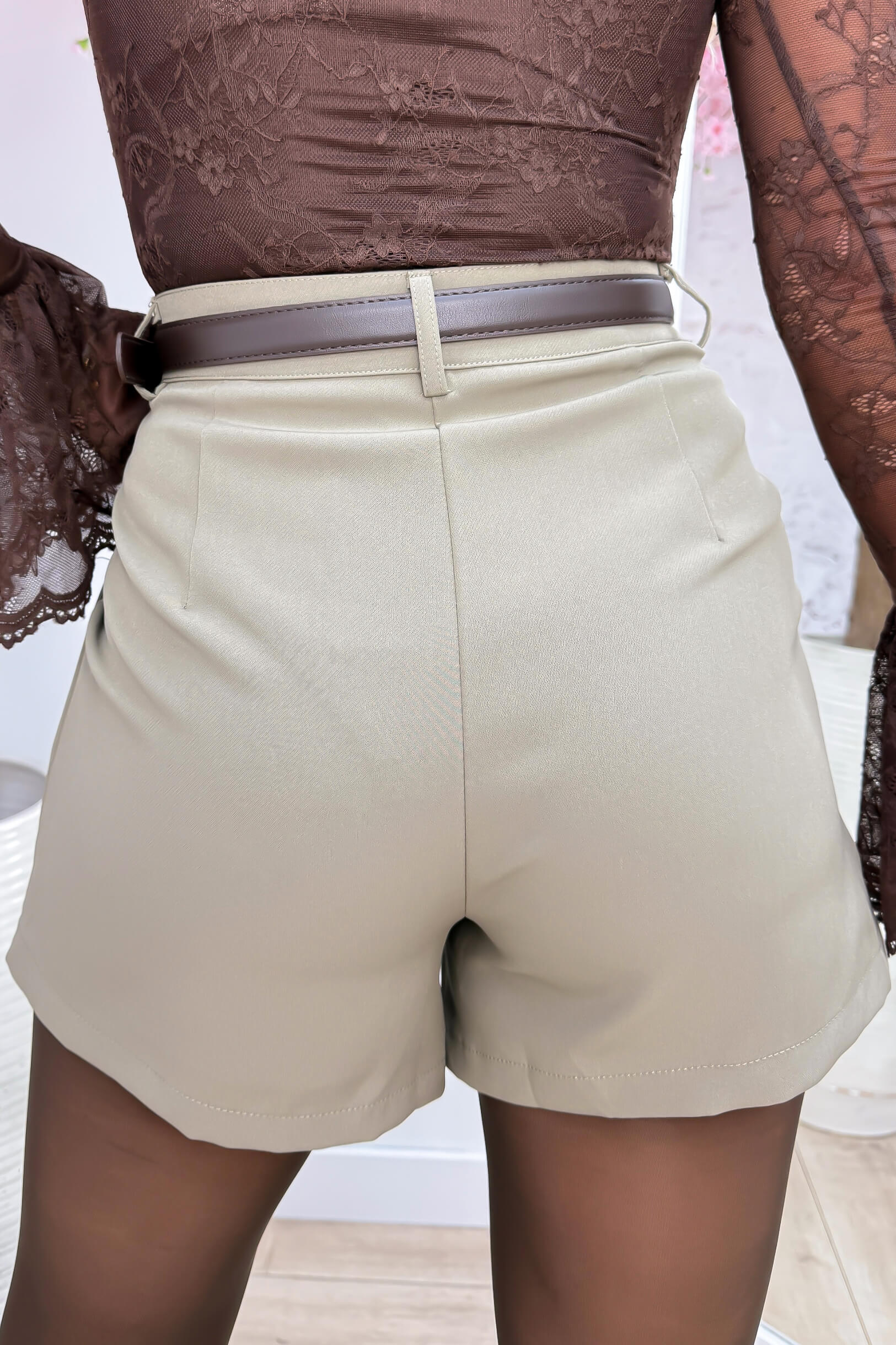 Chic everyday short (Incl. riem) - Army