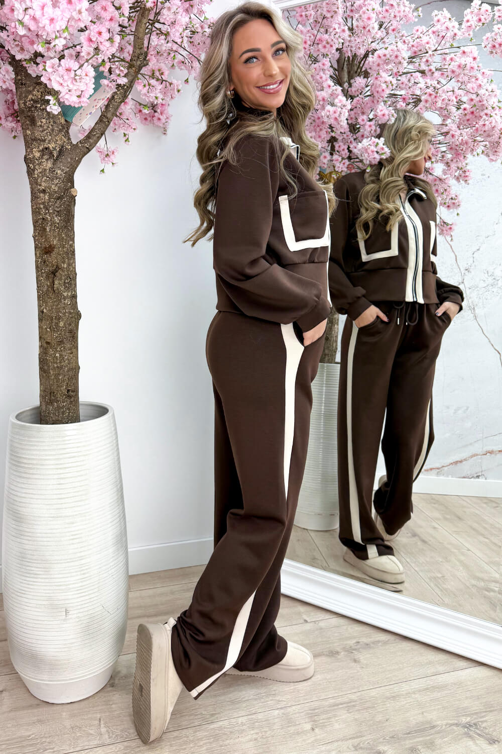 Easy days comfy co-ord - Bruin