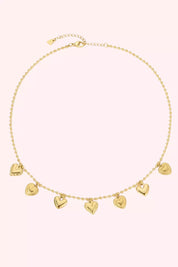 All my hearts ketting - Goud