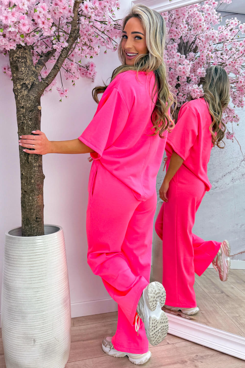 Fluor chill t-shirt - Fuchsia