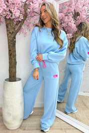 Embleem comfy co-ord - Sky blue