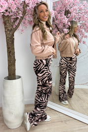 Suede chic jacket - Rosé