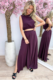Solea co-ord - Berry purple