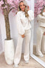 Ensemble confortable traîner plus tard - Beige