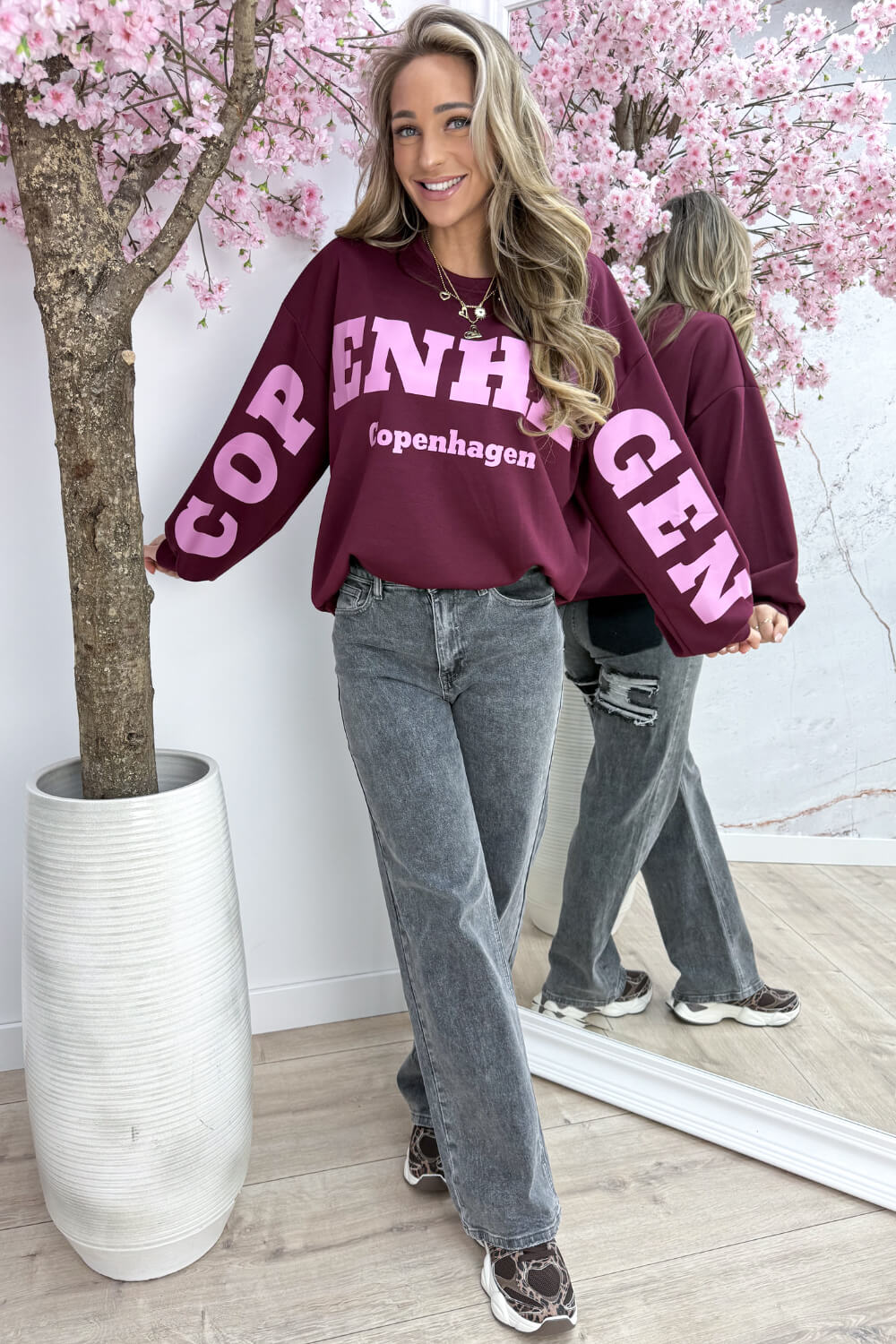 Copenhagen vibe sweater - Bordeaux