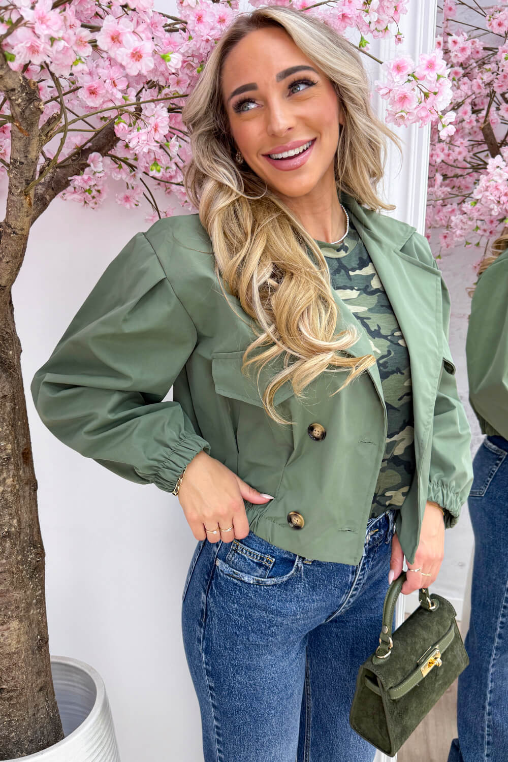 Poffie trenchcoat - Army