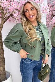 Poffie trenchcoat - Army