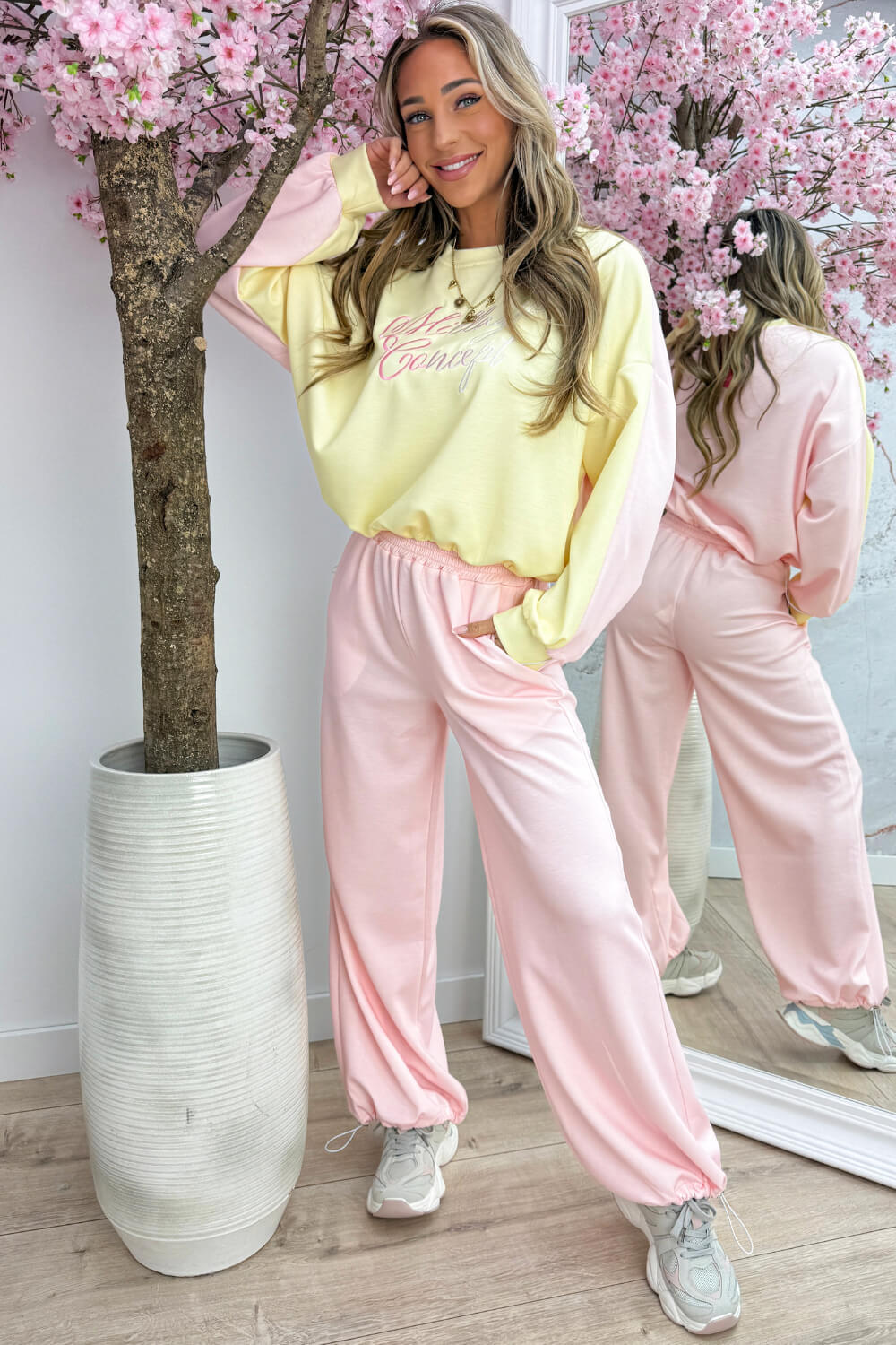 Millagro concept comfy co-ord - Roze