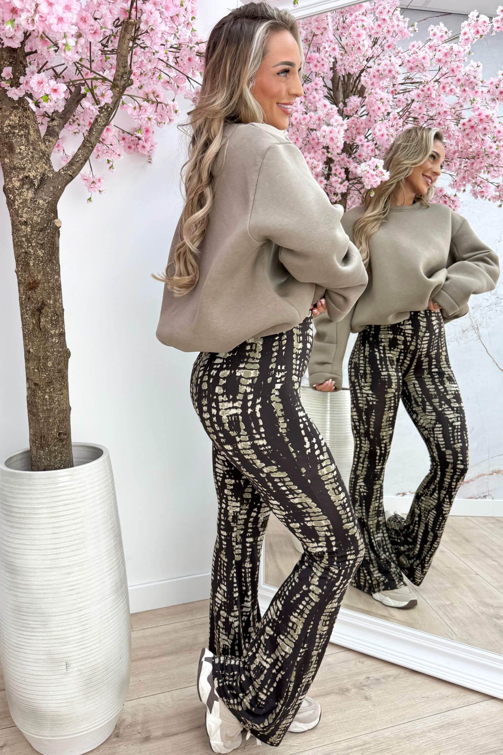 Oversized sweater - Taupe