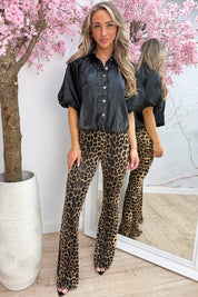 Magical poffie blouse - Zwart