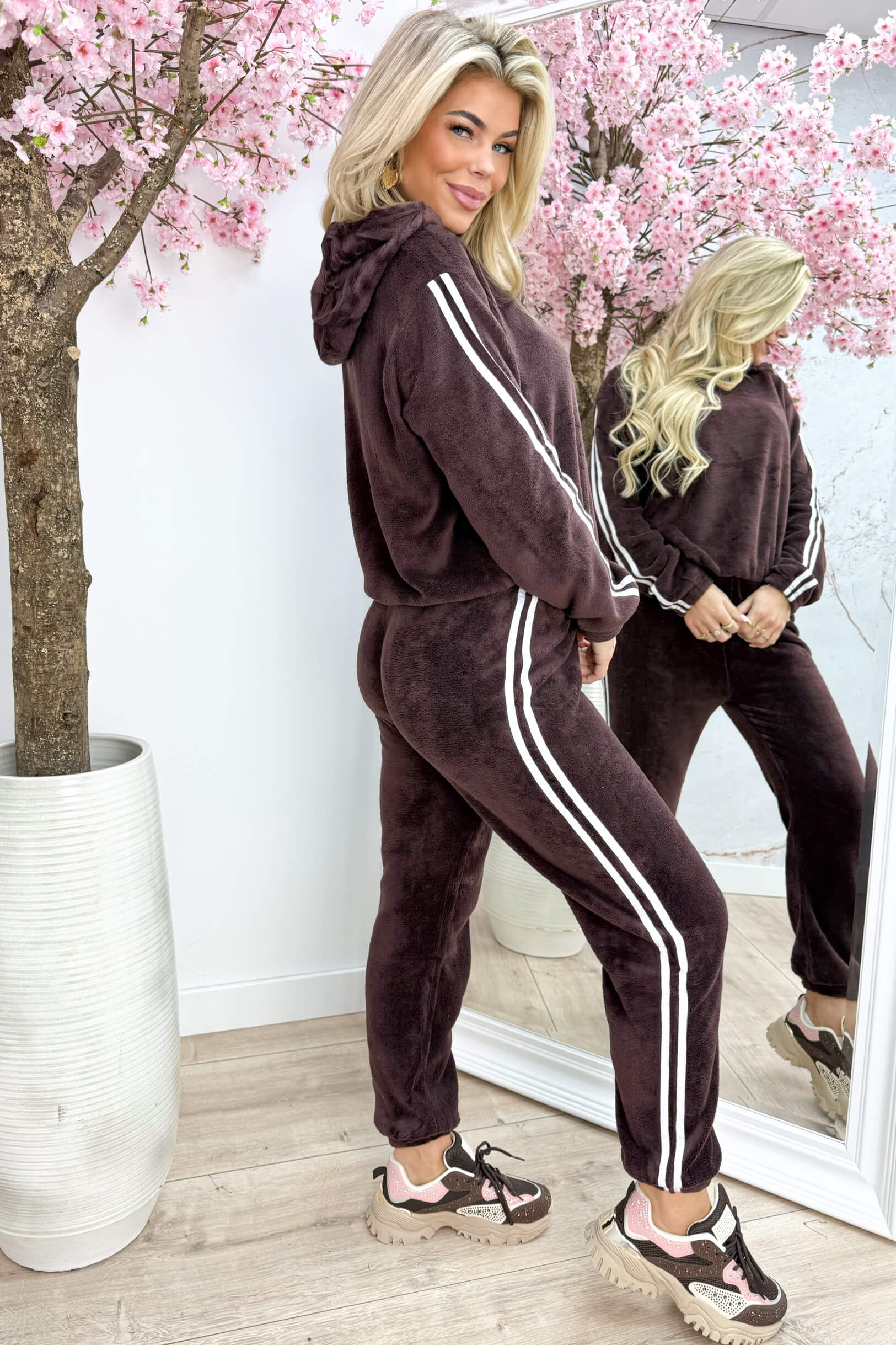Soft striped comfy co-ord - Bruin