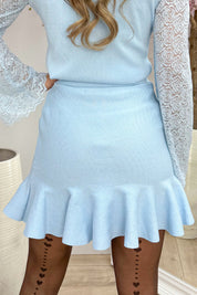Flairy skirt - Sky blue