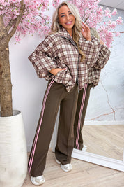 Classic checkered bomber - Bruin