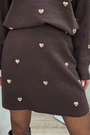 Falling in love skirt - Bruin