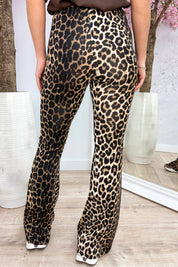 Pantaloni stile leopardo da viaggio - Neri