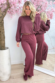 Cute but comfy co-ord - Bordeaux
