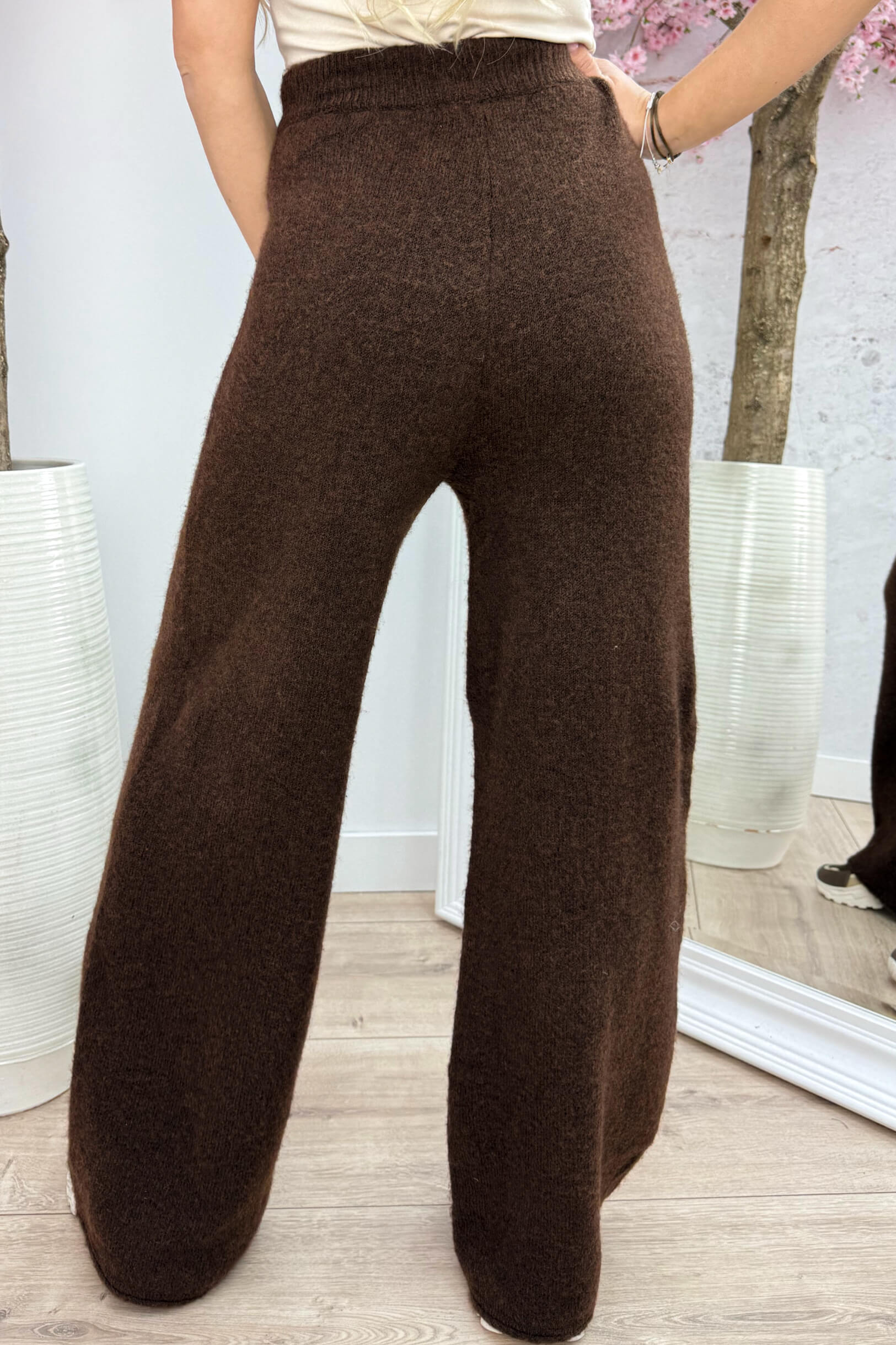 Comfy mood knitted pants - Bruin