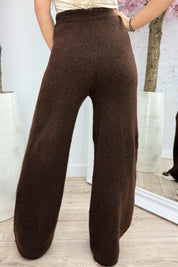 Comfy mood knitted pants - Bruin