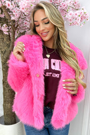Giacca pelosa 9411 - Fucsia