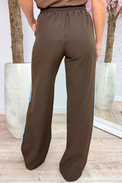 Yours to keep stripe pantalon - Sky blue