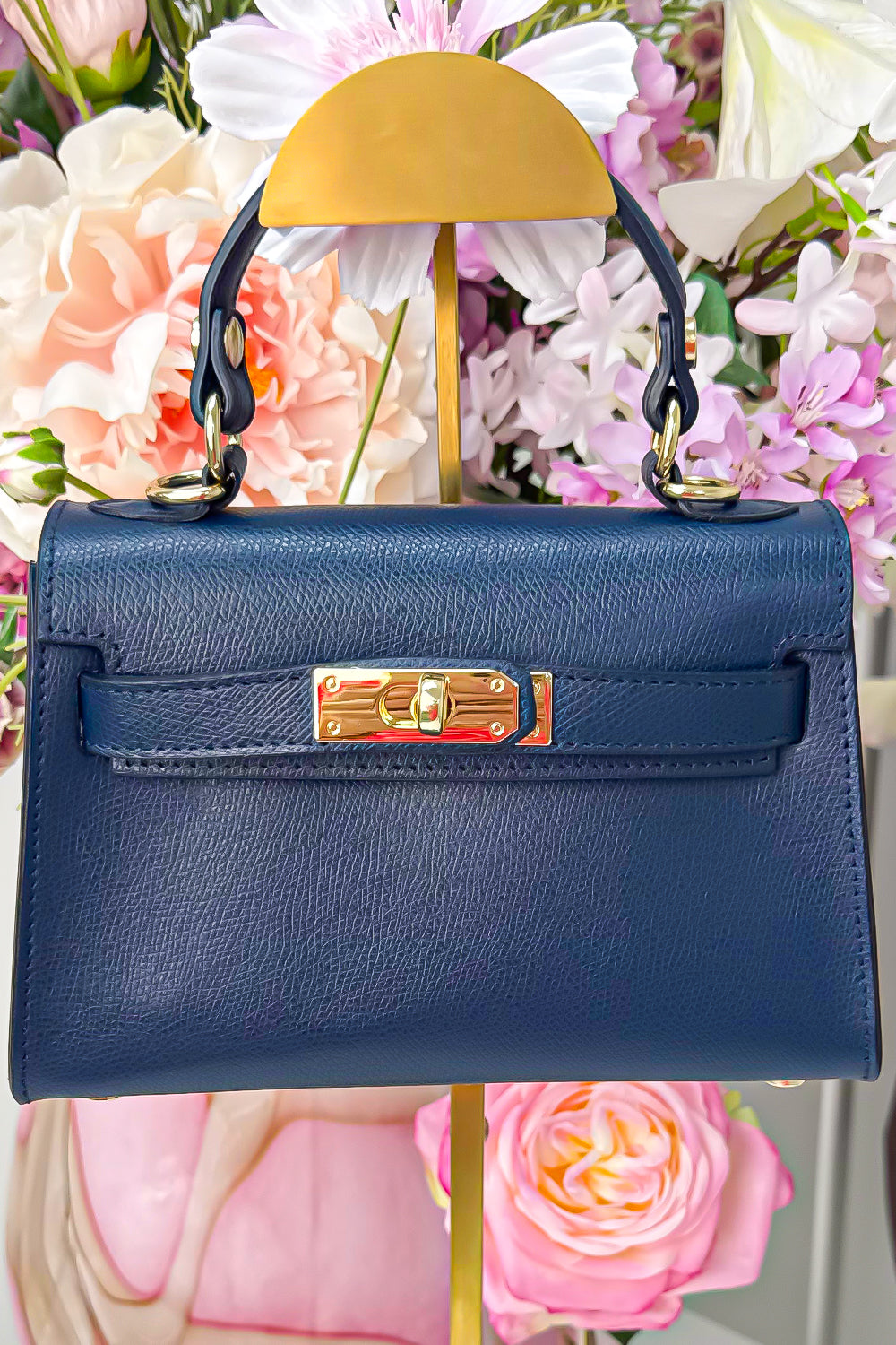 Inspired bag (Echt leer!) - Navy
