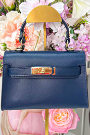 Inspired bag (Echt leer!) - Navy