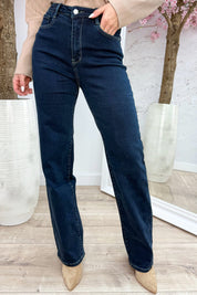 Full length straight jeans T6315-2 - Jeans blue